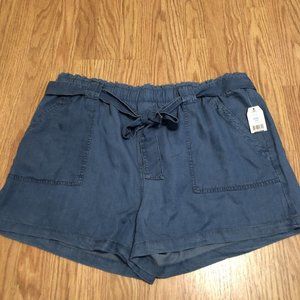 time and tru tencel shorts Medium Wash  elastic waist XXXL 22 pockets High Rise